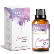 EUQEE 椰子香草香氛精油 1 瓶 30 毫升/1.01 液盎司，优质精油，适用于香薰机、加湿器、DIY 手工艺品、家居香薰护肤、室内喷雾、车载香氛，持久留香，理想礼品 - Coconut& Vanilla - 查看 2