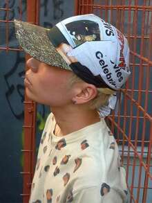 1pc Unisex Baseball Cap, Curved Brim Headscarf Hat, Casual Styling,Summer,Beach,Holiday - A - View 2