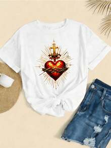 Women T-Shirts - White - View 2