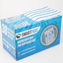 Arkwright Reusable Smart Pads Box - (Pack Of 30) Disposable Or Washable Microfiber Mop Pads Compatible With  Mop Heads, Dry And Wet Mops For Many Types Of Floor Cleaning, 18 In, Blue - Màu A - Xem 3