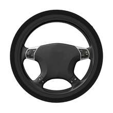 1pc Minimalist Printed Car Steering Wheel Cover, Waterproof, No Inner Ring, Protective Cover For Car Interior, Suitable For All Seasons - A - View 4