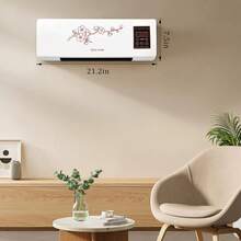 Compact Wall AC Fan Heater Combo - Portable 2-In-1 Cooling & Heating System With Remote Control For All Seasons - 美規A型插(110-127V) - 查看 7