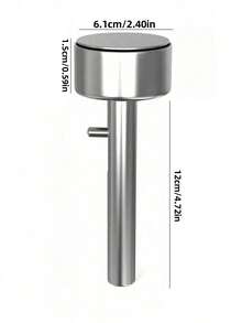 1 pieza Molde para albóndigas antiadherente de acero inoxidable, herramienta multifuncional para hacer albóndigas y bolas de col rizada, molde de acero inoxidable para bolas de col rizada, prensa de albóndigas para el hogar, fácil de usar y limpiar - Multicolor - Ver 8