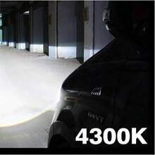 Heyword 150000lm 450W 1860 CSP chip 3000k/4300k/6000k/8000k faro LED para coche h4 h7 h1 faros LED 9005 H7 h11 luz led - 4300k - Ver 8
