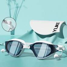 High Definition Anti-Fog Anti-Water Big Frame Swimming Goggles, Unisex Swimming Goggles, Swimming Cap, Goggles Set, Designed Specifically For Diving And Swimming - Multicolor - View 12