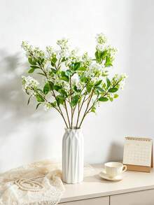 1PC Artificial Thousand Mile Fragrance Bouquet, Suitable For Home Decoration, Weddings, Bridal Bouquet Decoration, Valentine's Day, Gifts, Birthdays, Graduation Ceremonies - White - View 4