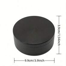 3.9inch Metal Herb Grinder Extra Large 4-Layer Manual Spice Mill Pepper Salt Crusher Mortar Raw Grass Tobacco Grinder Cigarette  Accessories Tool Gift - màu đen - Xem 3