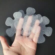 20 Peças Adesivos Antiderrapantes de Floco de Neve - Fácil de Instalar, Texturizado Adequado para Banheira, Chuveiro, Escadas e Barcos - Acessório Essencial para Banheiro - Multicolorido - Visão 7