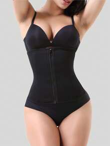 Women's Waist Trainer Vest - 9 Steel Boned Shapewear Tummy Control Lift Camisole - màu đen - Xem 9
