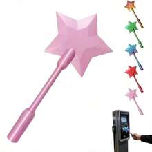 1pc 2D/3D Printed Magic Wand Contactless Payment, Scan To Pay Credit Card Magic Wand, Starlight Magic Wand, Digital Payment Starlight Wand, Convenient Checkout, Suitable For Contactless Card Payment Scenarios - Multicolor - View 3