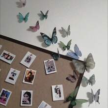 Colorful Butterfly Decorations, Butterfly Wall Stickers, Home Decor, Butterfly Photography Props, Party Decorations, Window Decorations, Photo Frame Decor - Butterfly - View 5