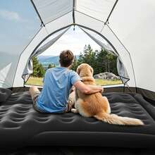 Car Inflatable Bed - Beflockung schwarz - Zobacz 1