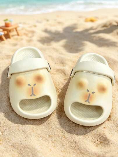 New Summer Baby/Toddler EVA Indoor Slippers, Bathroom Water Hippo Sandals For Boys & Girls