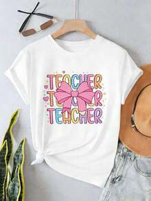 Dam-T-shirts - Vitt - Visa 2
