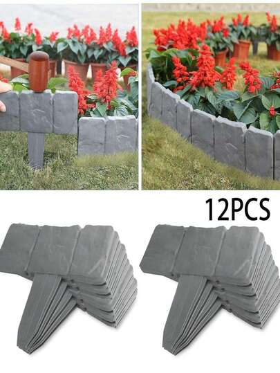 Viền trang trí sân vườn tự làm, viền bồn hoa, viền bồn hoa ghép nối cho sân hiên, viền trang trí ngoài trời cho cảnh quan.