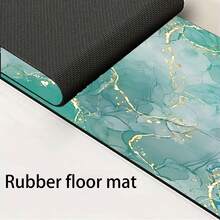 1 pieza Alfombrilla de grifo con estampado de mármol, de poliéster duradero, de secado rápido, fácil de limpiar, adecuada para cocina y baño, fácil instalación, decoración diaria, regalo, alfombrilla de baño, alfombrilla de grifo duradera, accesorio de grifo - Multicolor - Ver 11