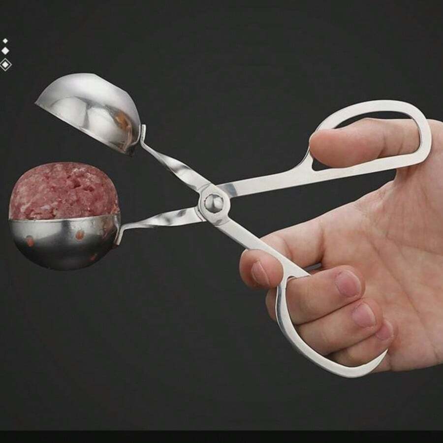Stainless Steel Meatball Maker, Meatball, Meat Patty, Rice Ball, Fish Ball Kitchen Tools, Dumpling Shaper, Ice Cream Scoop, Kitchen Gadgets - Meatball Sandwich - View 1