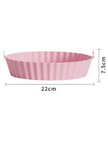 3-5 Quart Silicone Inner Pot, Baking Basket & Baking Tray, Reusable Air Fryer Accessories (1 Set) - Multicolor - View 10