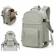 Foldable Portable Laptop Backpack, School Backpack Suitable For Air Travel, Unisex For Women And Men, Compressible Travel Backpack For Clothes, 14-Inch Laptop Business Backpack - Mint Green - View 11