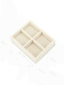 1pc Velvet Jewelry Tray For Necklace, Earrings, Bracelet, Ring, Bangle Storage - Multicolor - View 14