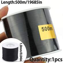 1 Roll Korean Colorful Flat Beading Thread, For Handmade DIY Jewelry Making - Flat Line - View 10