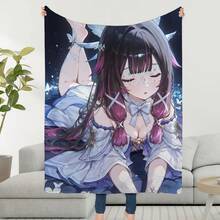 Impact Blanket Throw Super Cosy Genshin Columbina Living Room Sofa Couch Childish Birthday Gifts - B - Xem 5