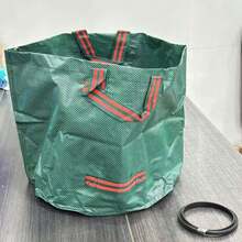 Outdoor Fallen Leaf Bag, Vertical Large Capacity PP Coated Waterproof Debris, And Leaf Collection Bag - A - View 6