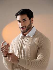 TRICOT DE LUXO SOPHISTICATED KNITTING SWEATER WINTER 26 ELEGANT CHIC - Màu be - Xem 5