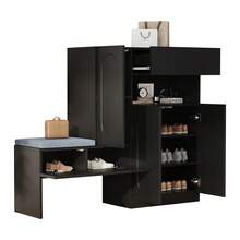 Storage Cabinets - Black - View 4