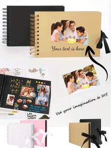 Album ảnh tự làm 30 trang, sổ lưu niệm hình chữ nhật dành cho đám cưới, ngày lễ, tiệc tùng, sử dụng gia đình. - Kiểu hình chữ nhật - Xem 1