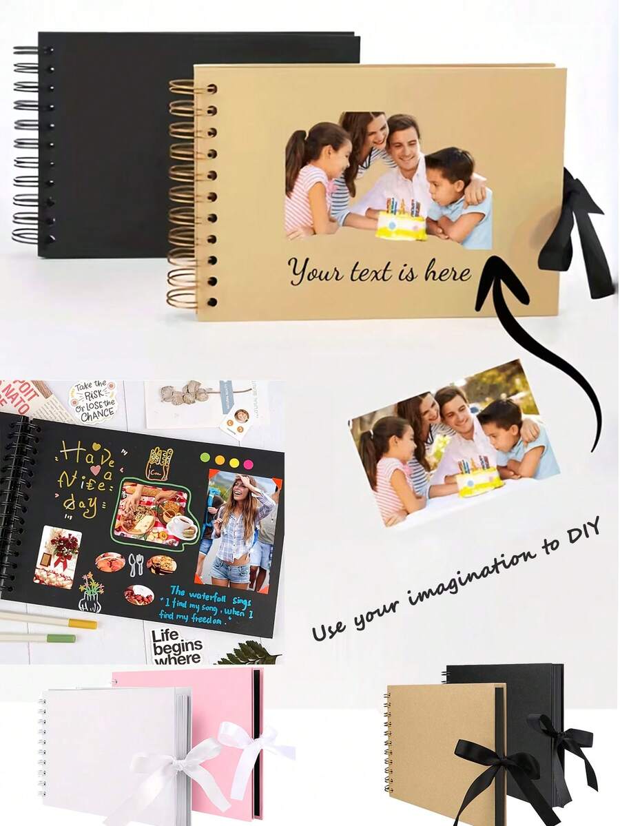 Album ảnh tự làm 30 trang, sổ lưu niệm hình chữ nhật dành cho đám cưới, ngày lễ, tiệc tùng, sử dụng gia đình. - Kiểu hình chữ nhật - Xem 1