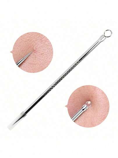 4/8pcs Stainless Steel Blackhead Remover Tool Set, Suitable For Blackhead, Pimple, Acne Removal, Skincare, Home Decor, Bedroom, Bathroom, Christmas Gift, Travel Essential, 1pc