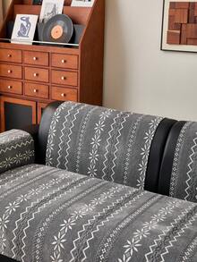 1 chiếc vỏ gối sofa họa tiết hình học Bohemian, chất liệu jacquard chenille, mềm mại, bảo vệ đồ nội thất bốn mùa, chống trượt, chống bụi, chống nhăn, bền, chống trầy xước do mèo cào, phù hợp với sofa 1-4 chỗ và sofa hình chữ L. - Xám - Xem 6