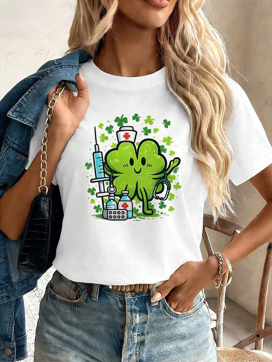 Women T-Shirts - White - View 1