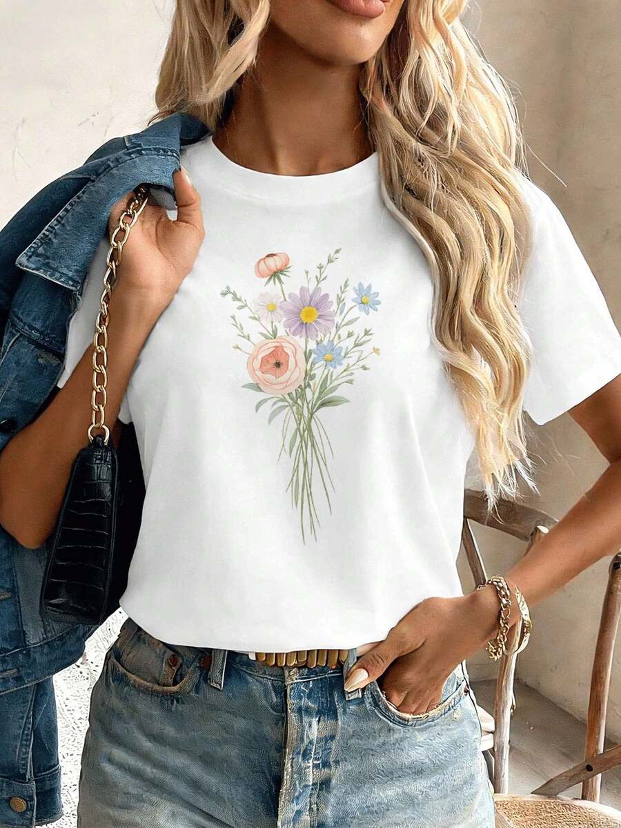Women T-Shirts - White - View 1