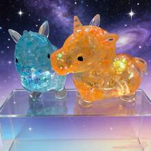 Unicorn Squishy Toy: It Has A Soft And Chewy Maltose Texture, And It's Super Relaxing To Squeeze. When You're Slacking Off At Work Or Tired From Studying, Squeeze It A Couple Of Times To Relieve Stress And Add Fun. Its Exquisite And Compact Design Makes It Suitable As A Decoration Or For Personal Use, Or As A Gift For Friends - 隨機顏色 - 查看 6