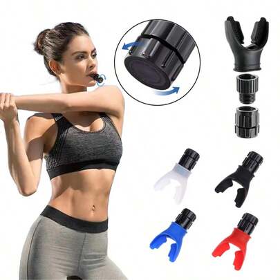 Adjustable Resistance Breathing Trainer - Customized Resistance To Enhance Breathing Strength, Professional Fitness Training At Home