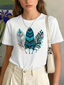 Women T-Shirts - White - View 1