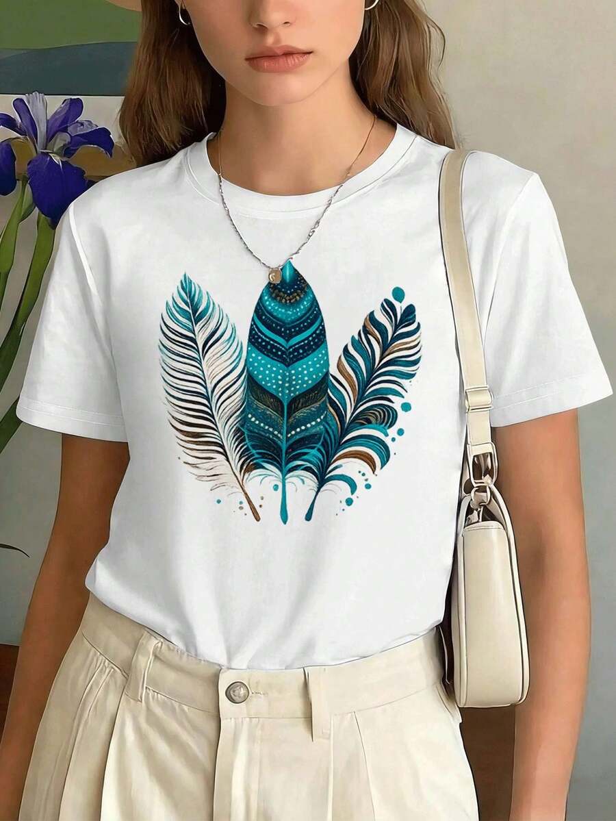Women T-Shirts - White - View 1