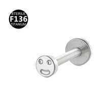 1 chiếc khuyên tai bằng hợp kim titan hình nụ cười thời trang và đơn giản dùng cho môi, mũi, tai, xương tai và ốc tai, kiểu Bohe Inlay, cỡ 16G, hình chữ nhật, ren trong, trang sức môi và mũi, trang sức xỏ lỗ tai và môi, quà tặng hẹn hò. - Móng môi (1 cái) - Xem 12