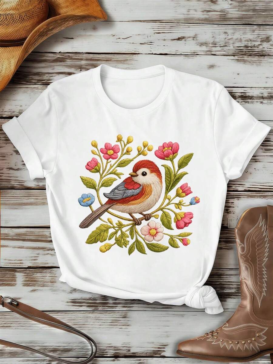 Women T-Shirts - White - View 1