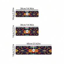 1 pieza Cubierta de grifo con estampado floral, de poliéster duradero, de secado rápido, fácil de limpiar, adecuado para cocina y baño, fácil instalación, decoración diaria, regalo, alfombra de baño, alfombrilla de grifo duradera, accesorio de grifo - Multicolor - Ver 10