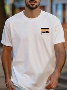 Camisetas de hombre para primavera y verano - Negro - Ver 11