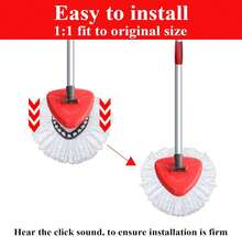Spin Mop Base Compatible With O-Cedar Easywring 1 Tank,Spin Mop Replacement Head Cover For Ocedar Mop Attachment Parts, Easy To Replace - Màu A - Xem 3