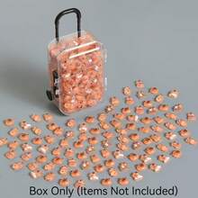 2/1pc Mini Suitcase Jewelry Box, Can Store Earrings, Necklaces, Small Toys, Does Not Include Duck Figurine Shown In Image - Multicolor - View 4