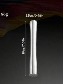 1pc Stainless Steel Popsicle Manual Squeezing Lemon Juice, Fruit Mashing, Juice Pressing, Bar Bartending. - View 5