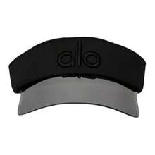 Alo Yoga High-Performance Sweat-Wicking Polyester Sun Hat With Sun Visor Design, Adjustable Buckle, Unisex And Couple Style. - màu đen - Xem 2
