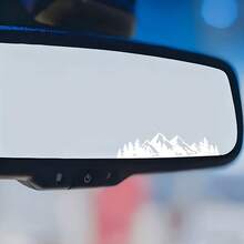 Pegatinas para espejo retrovisor de coche de montaña, pegatinas decorativas para el maletero y el cristal trasero del vehículo, pegatinas impermeables y extraíbles para la carrocería, pegatinas con logotipo para el compartimento de equipaje, accesorios exteriores para el coche - A - Ver 6
