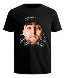 Vintage Rap Rock Circles Trap T-Shirt 06 - 黑色 - 查看 1