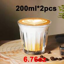 Cốc cappuccino 90/130/150/200ml, thích hợp cho sử dụng tại nhà và trong kinh doanh. - trong suốt - Xem 9